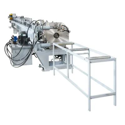 Industrial downspout machine